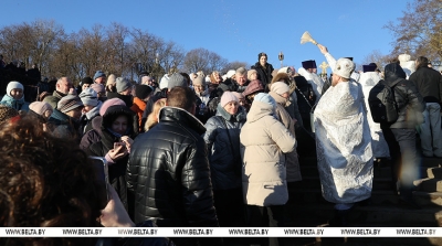 Вадохрышча і хрэсны ход прайшлi ў Гомелі