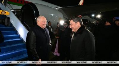 Lukashenko arrives in Kazakhstan for CSTO summit