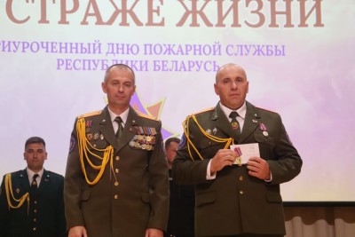 На страже жизни: в Добруше отметили День пожарной службы