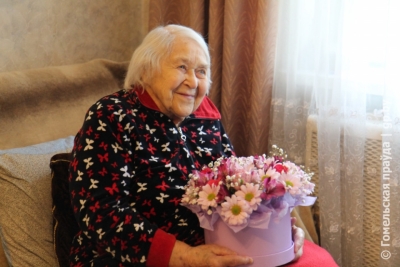 Гомельчанке, участнице Великой Отечественной войны Антонине Андреевне Янковой исполнилось 100 лет