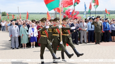 Мітынг у гонар 80-годдзя пачатку аперацыі &quot;Баграціён&quot; сабраў у Светлагорскім раёне больш за 5 тыс. чалавек