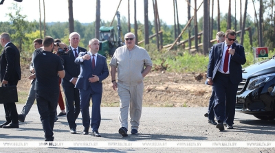 Lukashenko steers storm recovery, timber salvaging effort