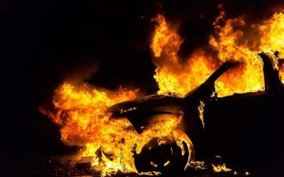 В выходные дни горел автомобиль: спасатели ликвидировали пожар