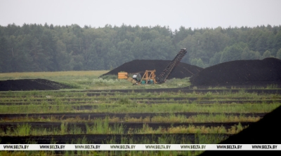 Першы мільён тон торфу здабылі ў Беларусі ў 2024 годзе